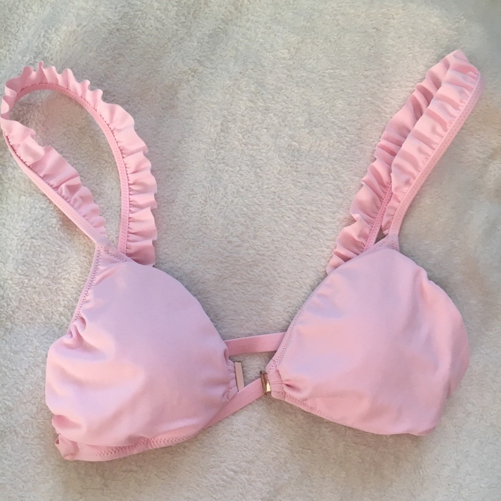 VS pink bikini top. Size S